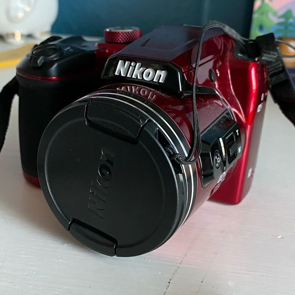 Used red COOLPIX B500 Digital Camera from Nikon